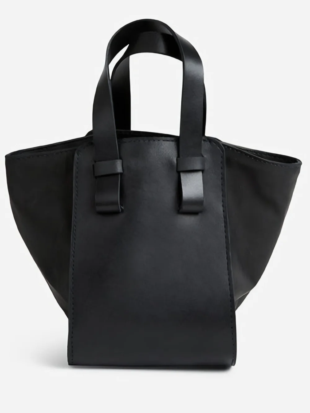 Parker Clay Abel Full-Grain Leather Compact Bucket Bag – Handcrafted in Ethiopia